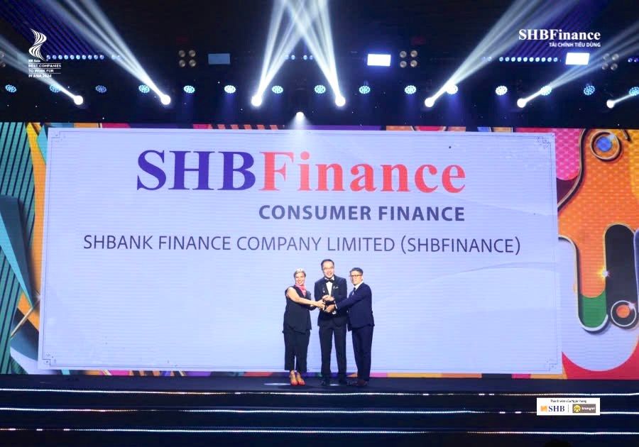 SHBFinance nhận giải thưởng Nơi làm việc tốt nhất châu Á